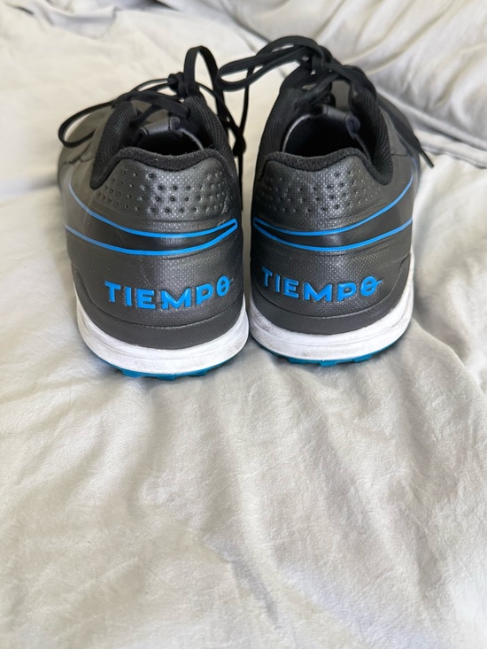 Nike Tiempo Legend 8 Club FG/MG Men\'s Soccer Cleats Black/Blue Size 11.5 main image 6
